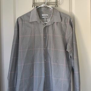 Calvin Klein | (L) Athletic Fit 4Way Stretch Dress Shirt